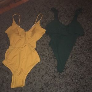 One piece bathing suits